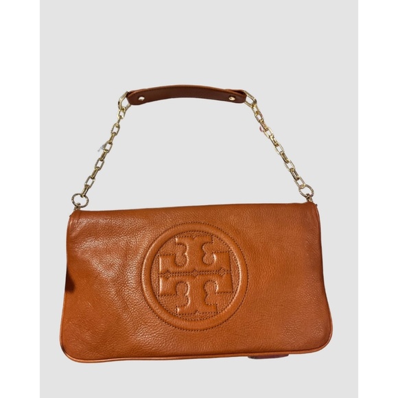 Tory Burch Handbags - Tory Burch Tan Fold Over Shoulder Bag-Good Condition